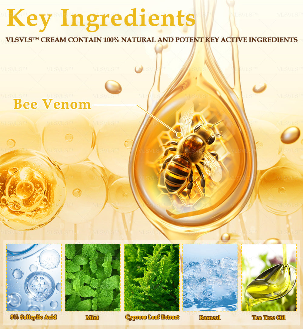 VLSVLS™ Bee Venom Comprehensive Cream 🔥🔥(Suitable for all ages & AAD recommends)