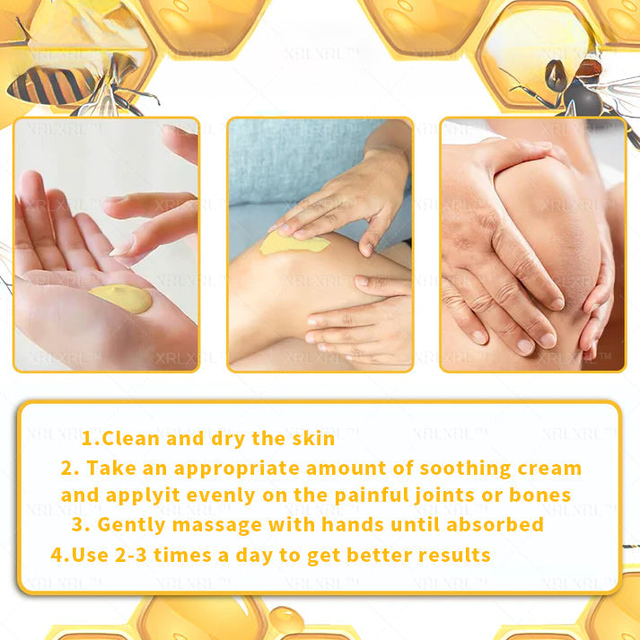 XRLXRL® Bee Venom Pain-Relief Bone Healing Cream 🎉🎉(Specially for older adults)