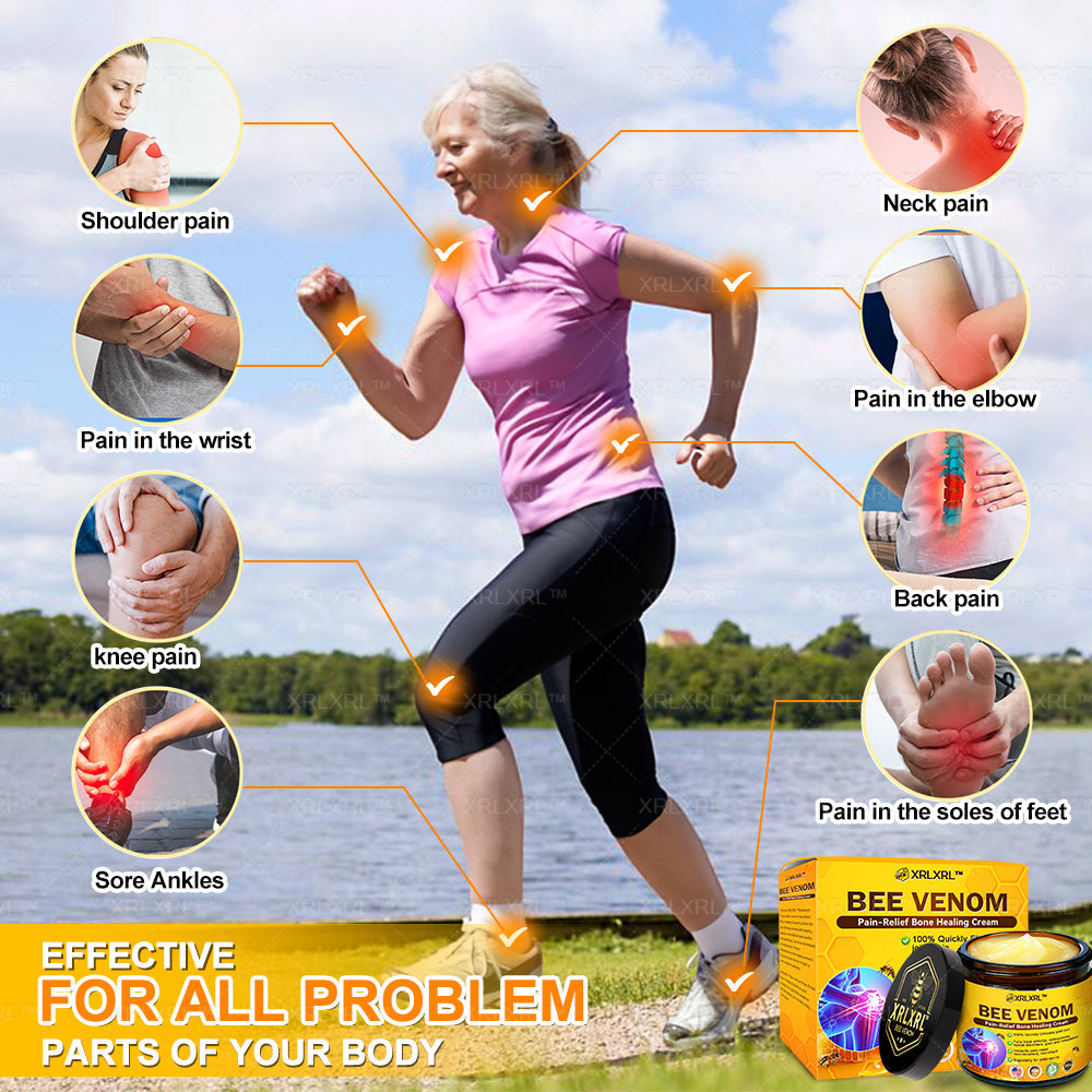 XRLXRL® Bee Venom Pain-Relief Bone Healing Cream 🎉🎉(Specially for older adults)